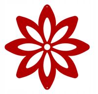 K3 Zawieszka KWIAT wiosna dekor ozdoba ażurowa cze