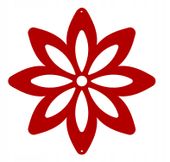 K3 Zawieszka KWIAT wiosna dekor ozdoba ażurowa cze