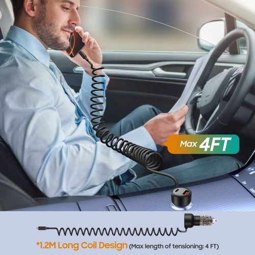 tech-protect cc05 2-port car charger pd60w + cable black na Arena.pl