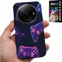 ETUI DO XIAOMI REDMI A3 - CASE DLA GRACZA, WZORY Z GIER + SZKŁO