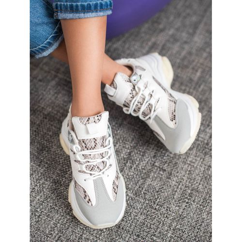 Sneakersy Na Platformie Snake Print r.38 na Arena.pl