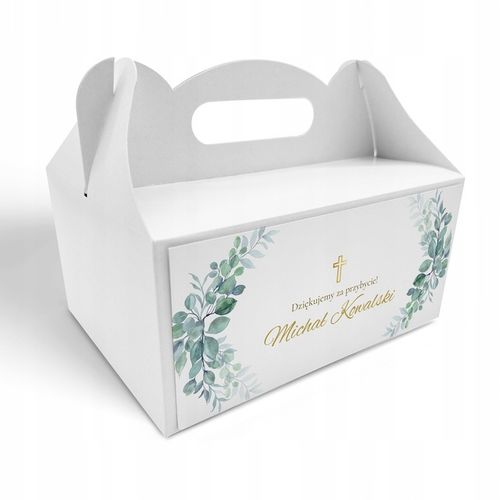 Pudełko na ciasto 10szt Personalizacja Podziękowanie 1 Komunia Święta WZORY na Arena.pl