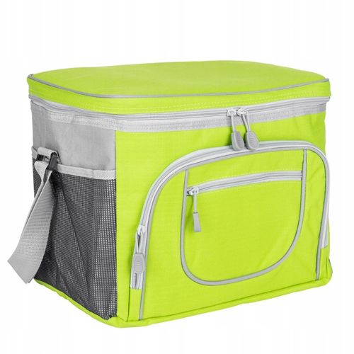 TORBA TERMICZNA NA PLAŻĘ ZAKUPY PIKNIK 30L ZIELONA REG PASEK 37x27x27,5CM na Arena.pl