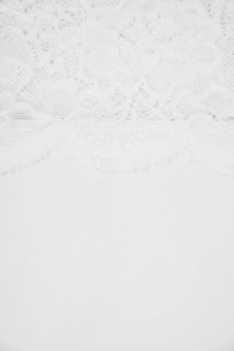 Kremowa Bluzka, Koronka (D) - 38 / M na Arena.pl