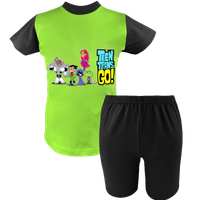 Krótka Piżama dziecięca Młodzi Tytani