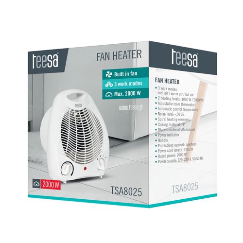 Termowentylator TEESA (1000 W, 2000 W) na Arena.pl