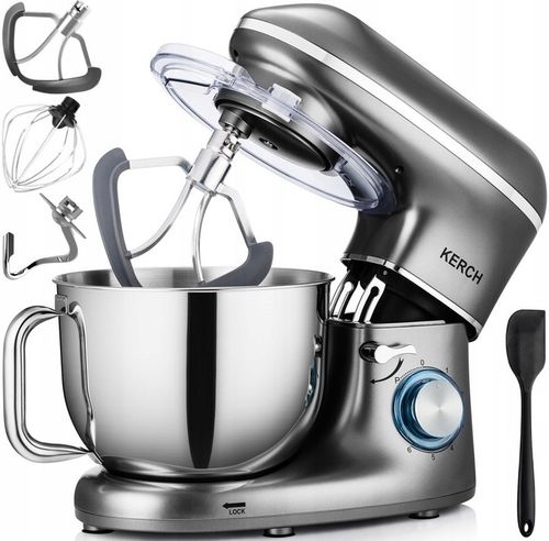 ROBOT KUCHENNY PLANETARNY MIKSER Z MISĄ KERCH MYCHEF 4000W GREY 6,2L na Arena.pl