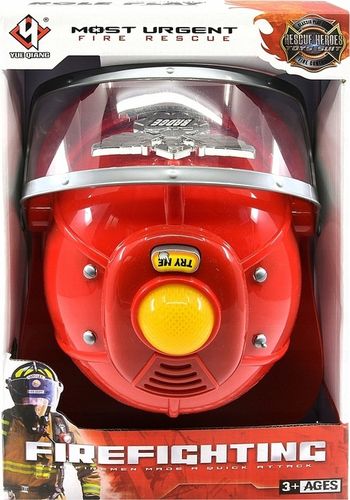 KASK STRAŻACKI Z EFEKTAMI DŹWIĘKOWYMI ŚWIETLNYMI HEŁM MAŁY STRAŻAK na Arena.pl