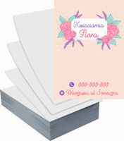 Ulotki A4 reklamowe firmowe 100szt różne wzory KWIACIARNIA