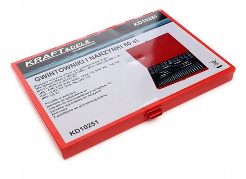 ZESTAW KOMPLET NARZYNEK I GWINTOWNIKÓW KALIBROWNIKI M3-M12 60EL WALIZKA na Arena.pl