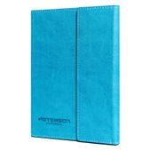 zestaw prezentowy: turkusowy notatnik z magnetycznym zapięciem