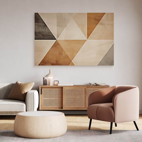 Obraz Canvas Do Salonu Styl Boho Wzór Geometryczny Abstrakcja 40cm x 30cm na Arena.pl