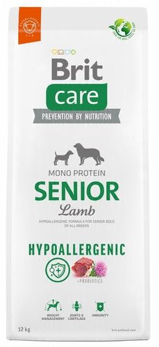 BRIT CARE Hypoallergenic Senior Lamb 12kg na Arena.pl