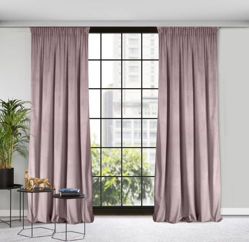 Zasłona na przelotkach MELANIE 140x250 pudrowa na Arena.pl