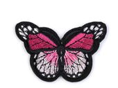 Naprasowanka motyl malinowy 4,5x6,8 cm