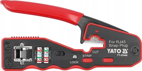 YATO SZCZYPCE 135MM DO ZACISKANIA WTYKÓW PRZELOTOWYCH WTYCZEK RJ45 na Arena.pl