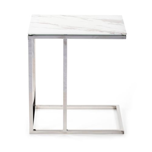 STOLIK POMOCNIK LURUS SILVER WHITE 40 CM na Arena.pl