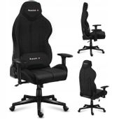 Fotel Gamingowy Biurowy Obrotowy Dla Gracza HUZARO Force 7.9 Black Mesh