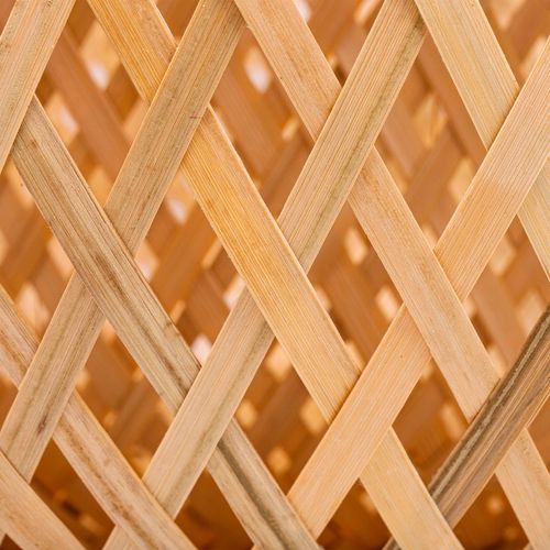 Lampa sufitowa LED wisząca żyrandol E27 oprawa pleciona 38cm boho na Arena.pl