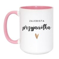 Duży Biało-Różowy 450 ml