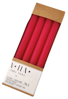 Świece stołowe RAK (08988) VELA Ołówek 22/230 czerwony ~8h 4szt.