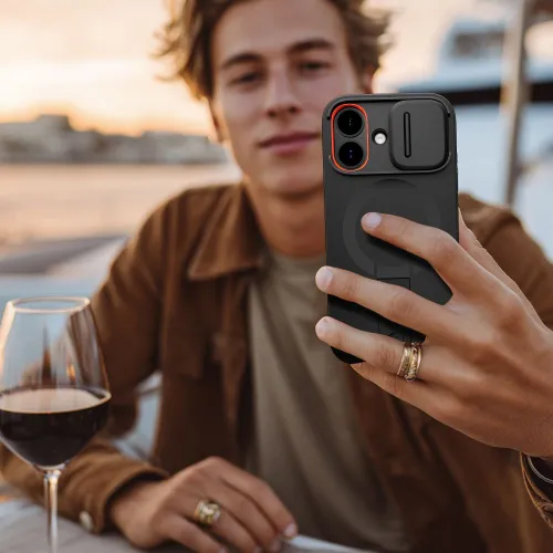 Etui Tech-Protect Kevlar Aura MagSafe na iPhone 17 - czarne na Arena.pl