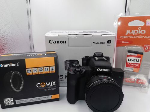 Adapter bagnetowy Commlite CoMix CM-EF-EOSM - Canon EF / Canon EF-M na Arena.pl