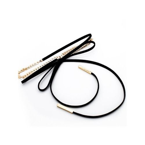 CHOKER CHEVRON - CZARNY N482CZ na Arena.pl