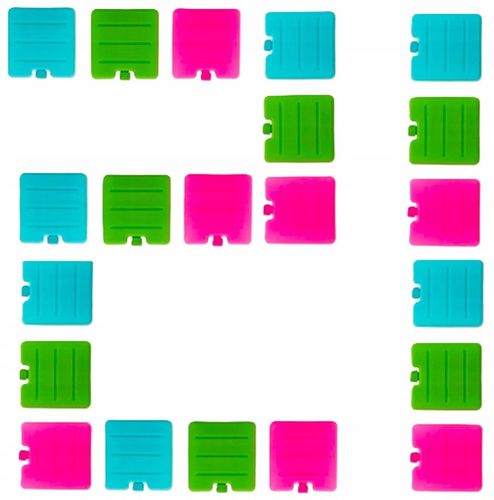 Małe Wkłady Chłodzące - Zestaw 21 Sztuk x 100 ml do Utrzymania Świeżości na Arena.pl