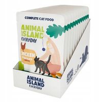 KARMA ANIMAL ISLAND KURCZAK 12X85G DLA KOTA
