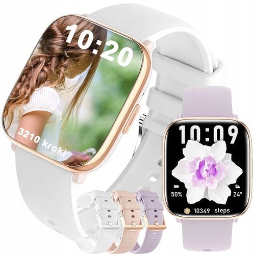 Zegarek SMARTWATCH prezent na Komunię dziewczynka 1.75CALA AMOLED - ROZMOWY na Arena.pl