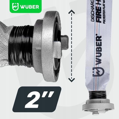 WĄŻ STRAŻACKI MOCNY DO POMPY FAST-FIX MOCNY DŁUGI DO SZAMBA WODY 2" na Arena.pl