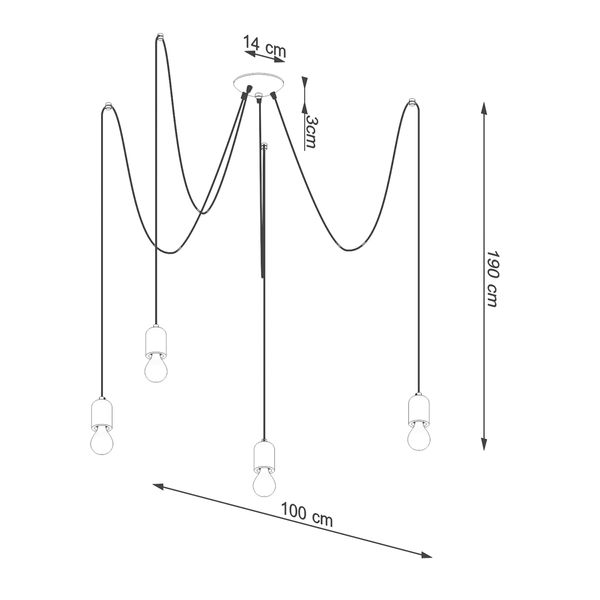 Żyrandol NESO 5 zdjęcie 7