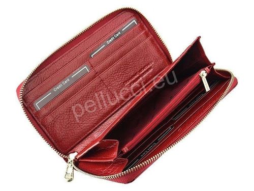 Portfel damski skórzany PELLUCCI BT-119 Czerwony na Arena.pl