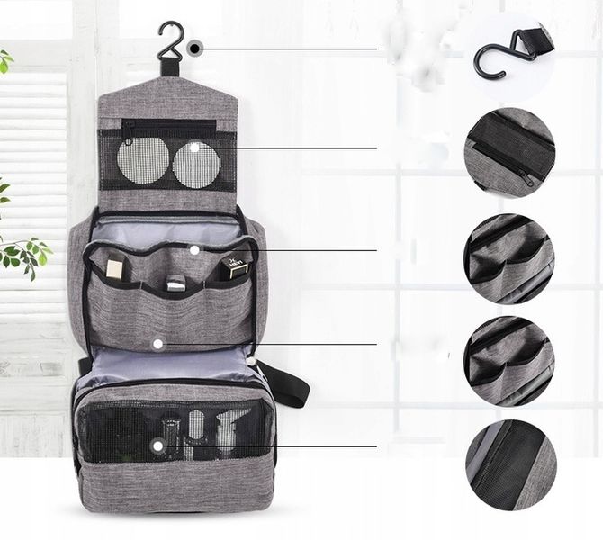 Zestaw Do Brody Kosmetyki Szczotka Wzornik ORGANIZER dla Brodacza zdjęcie 11