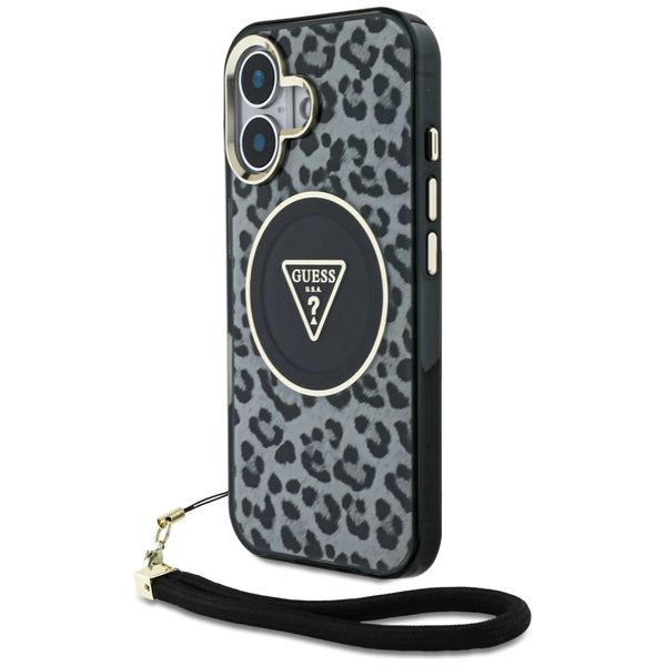 Etui Guess do iPhone 16, Czarny MagSafe zdjęcie 1