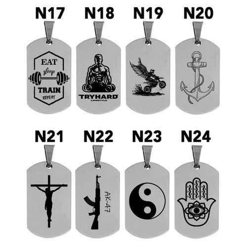 Naszyjnik Męski Nieśmiertelnik Srebrny Z Grawerem na Arena.pl