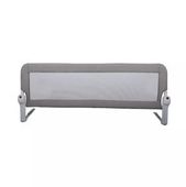 Barierka ochronna bramka osłonka do łóżka 150cm szara