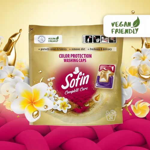 Sofin Kapsułki do Prania Kolorowych Tkanin Color Ochrona Kolorów 66 prań na Arena.pl