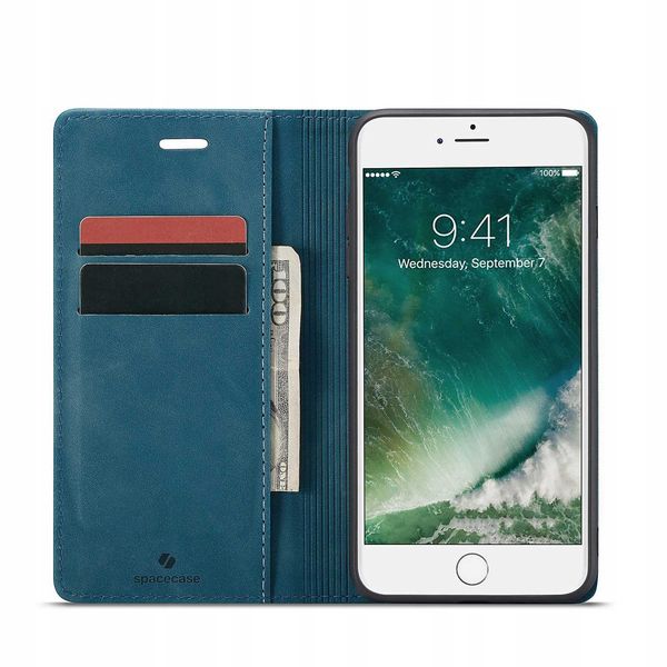 Spacecase Wallet Iphone 6/6S Plus Blue zdjęcie 14