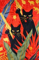 Plakat 56,6x86,4cm Dżungla w Odcieniach Nocy