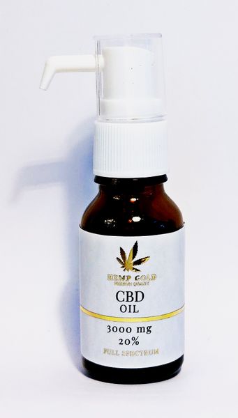 Olejek CBD 20% 15 ml Hemp Gold FULL SPECTRUM zdjęcie 1