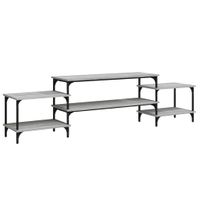 Szafka pod TV, szary dąb sonoma, 197x35x52 cm