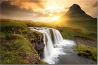 120CM 80CM OBRAZ ŚCIENNY ISLANDZKI KRAJOBRAZ