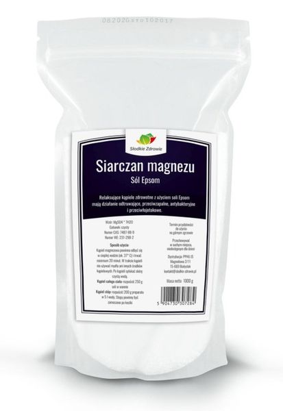 SÓL EPSOM GORZKA SIARCZAN MAGNEZU 10kg NIEMCY zdjęcie 3