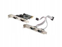 Karta PCI Express Lanberg COM 9Pin x4 NISKI ŚLEDŹ