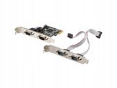 Karta PCI Express Lanberg COM 9Pin x4 NISKI ŚLEDŹ