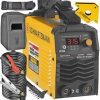 SPAWARKA INWERTOROWA INWERTEROWA 315A LCD MMA TIG KĄTOWNIK MASKA PRZEWODY