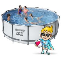 basen ogrodowy stelażowy 396 x 122 cm 11w1 bestway 5618w