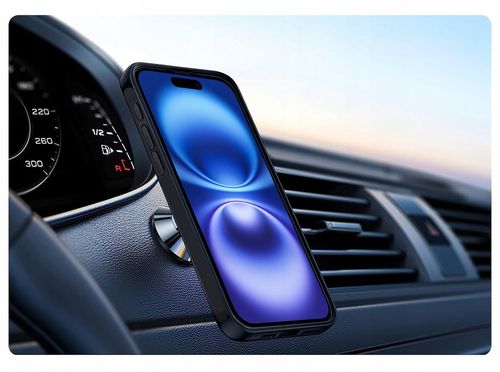 Etui do iPhone 16 do MagSafe MATT CASE WZMACNIANE 360° Szkło 5D PREMIUM na Arena.pl